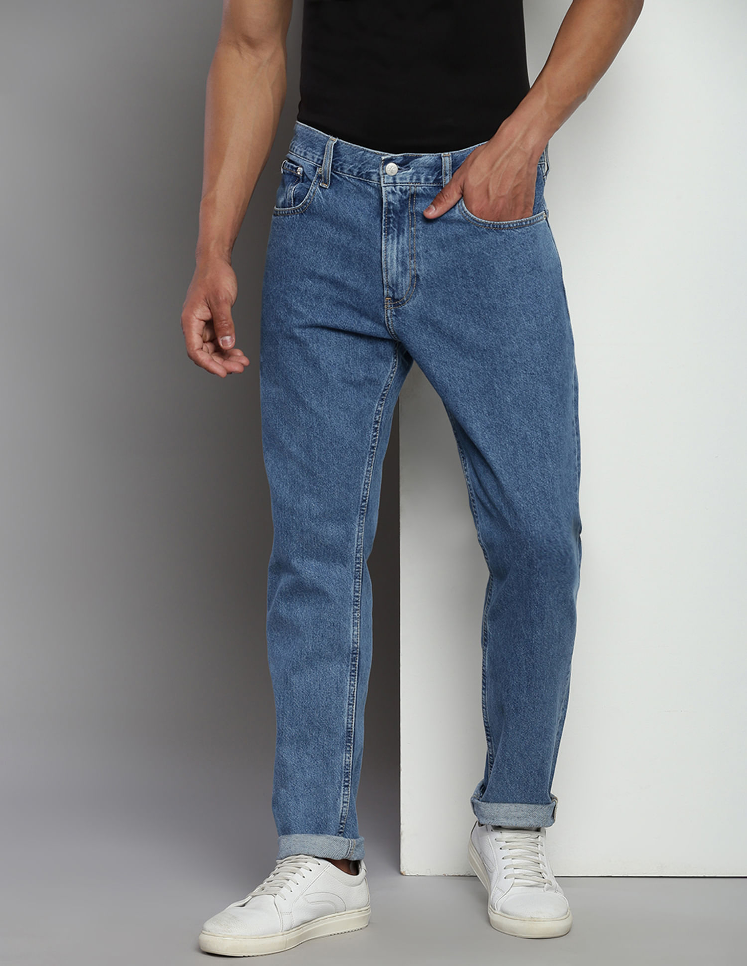 Calvin Klein Jeans Sustainable Rinsed Straight Jeans