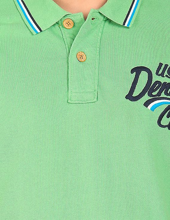 U.S. Polo Assn. Denim Co. Solid Cotton Polo Shirt