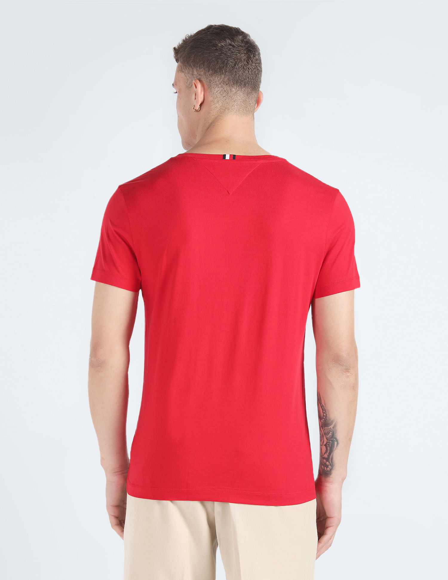 Tommy Hilfiger Solid Cotton T-Shirt