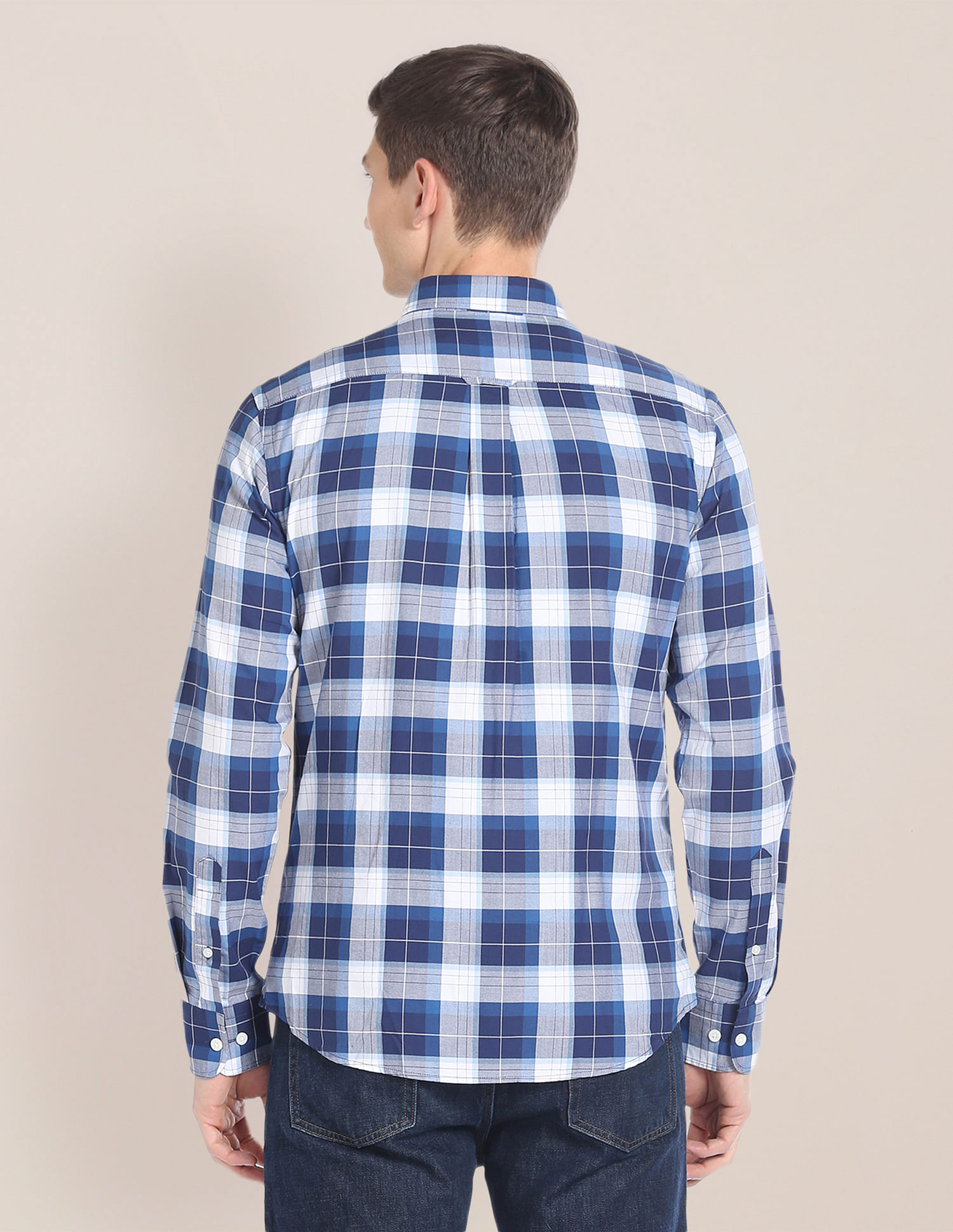 U.S. Polo Assn. Button Down Collar Plaid Shirt