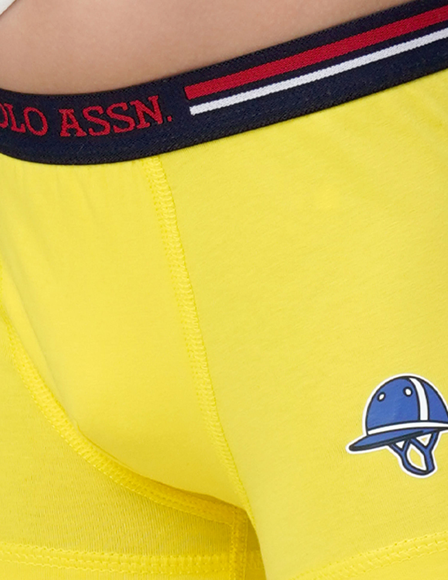 USPA Innerwear Boys Mid Rise Cotton Spandex IKTB Trunks - Pack Of 2
