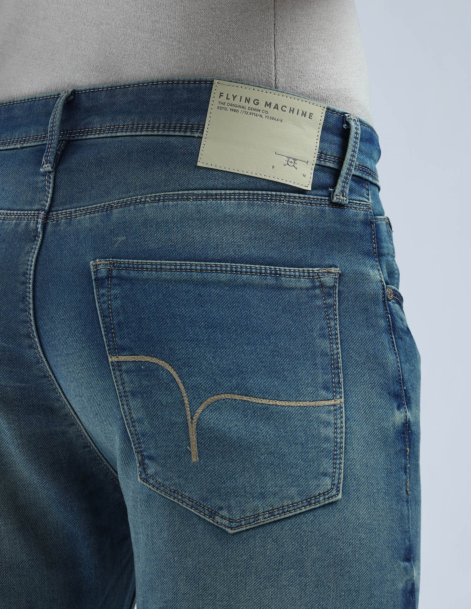 Buy Flying Machine Slash Slim Tapered Fit Flex Knit Jeans - NNNOW.com