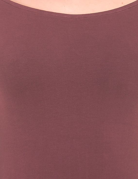 Aeropostale Long Sleeve Stretch Jersey Bodysuit