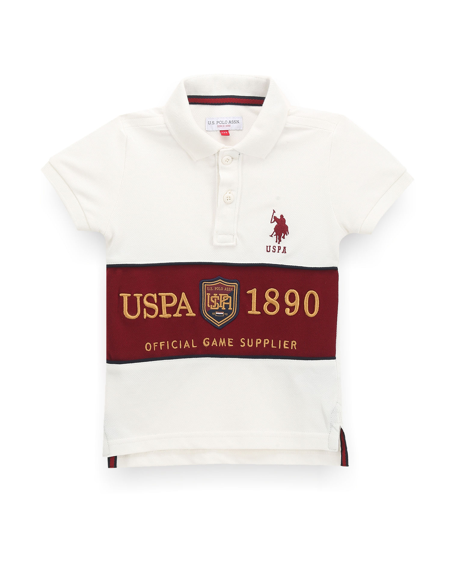 U.S. Polo Assn. Kids Boys Brand Embroidered Polo Shirt