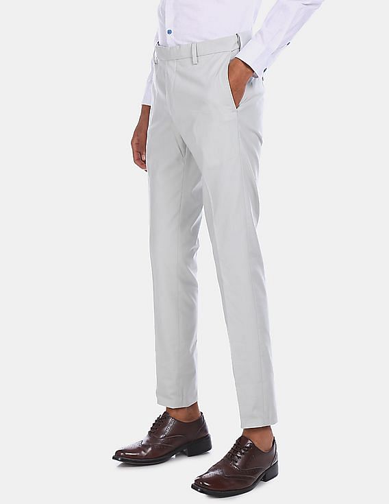 Buy U.S. Polo Assn. Mid Rise Solid Trousers - NNNOW.com