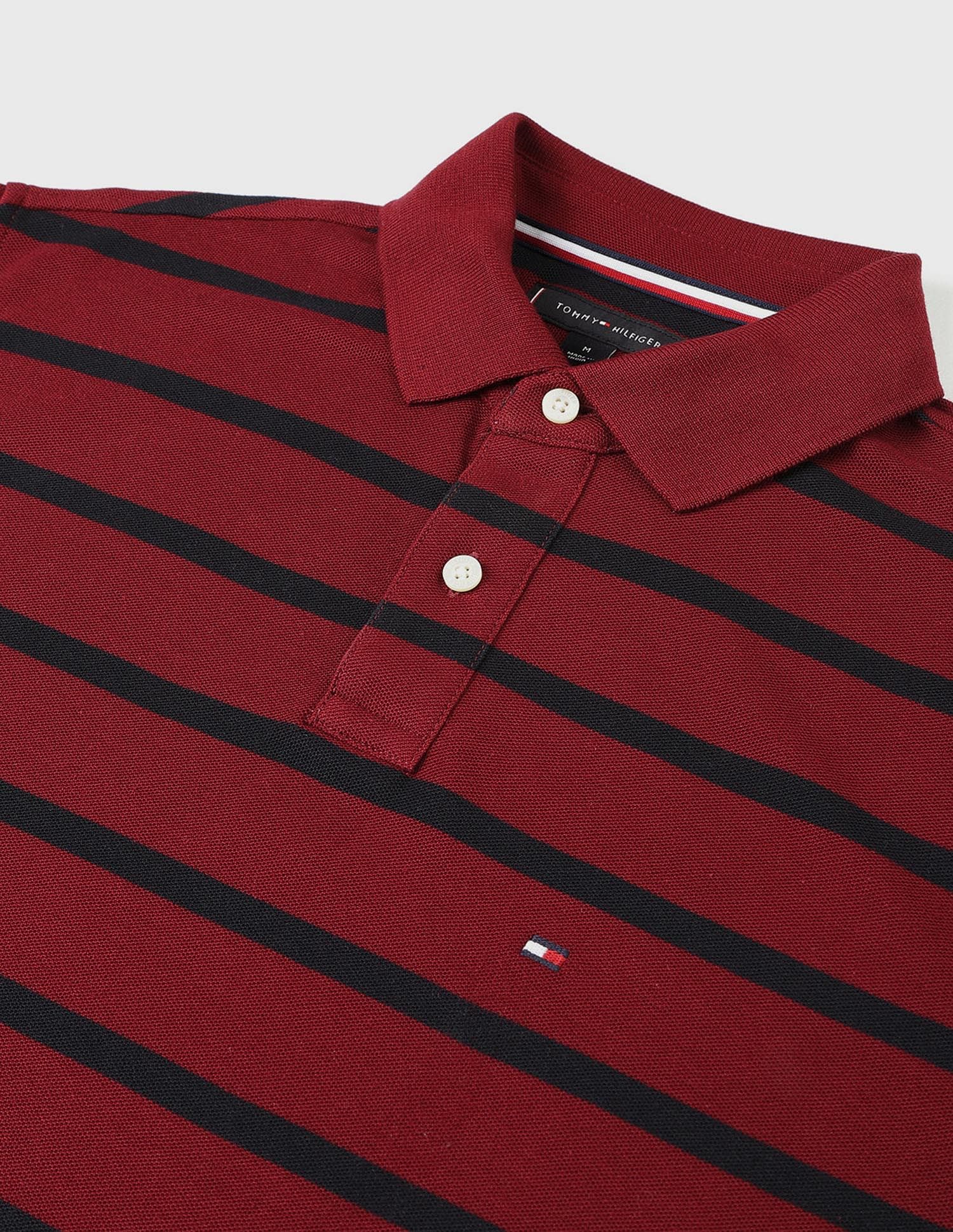 Tommy Hilfiger Regular Refined Stripe Polo Shirt