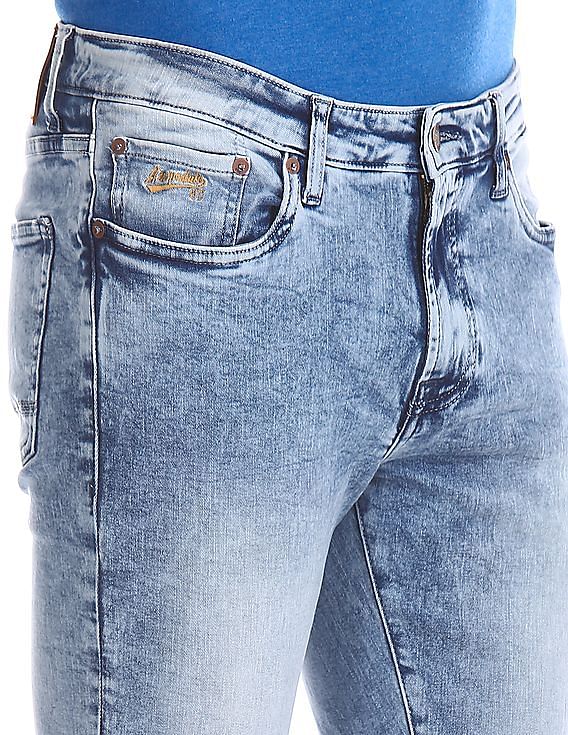 Aeropostale Super Skinny Fit Faded Jeans