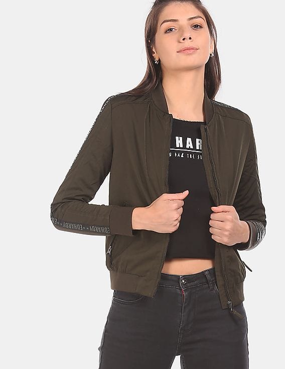 dark olive green bomber jacket