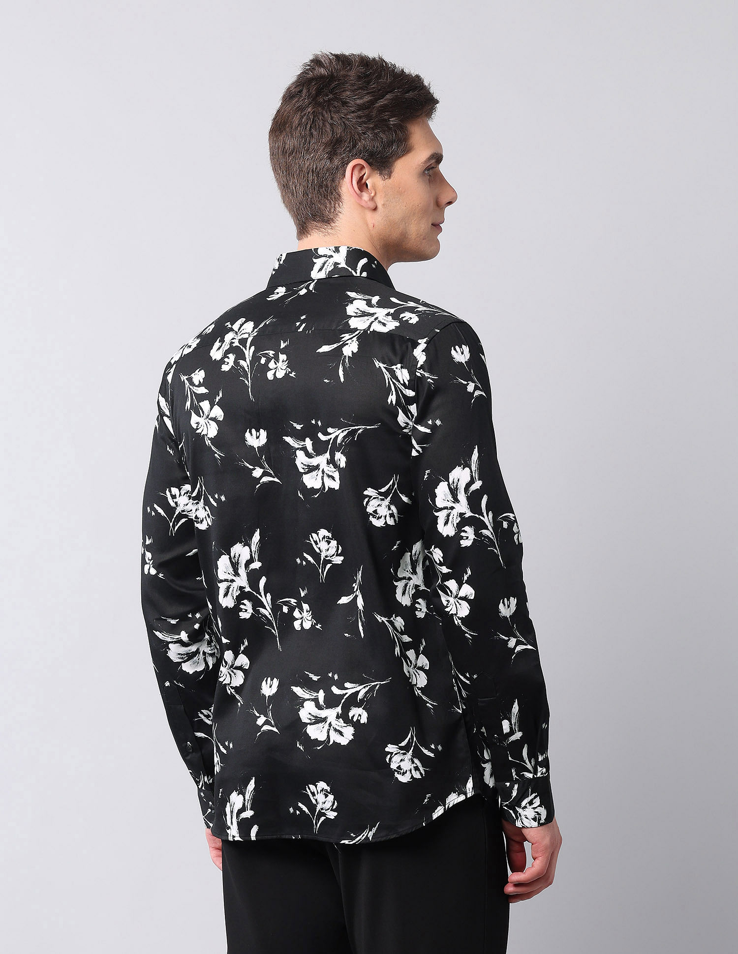 U.S. Polo Assn. Denim Co. Floral Printed Satin Shirt