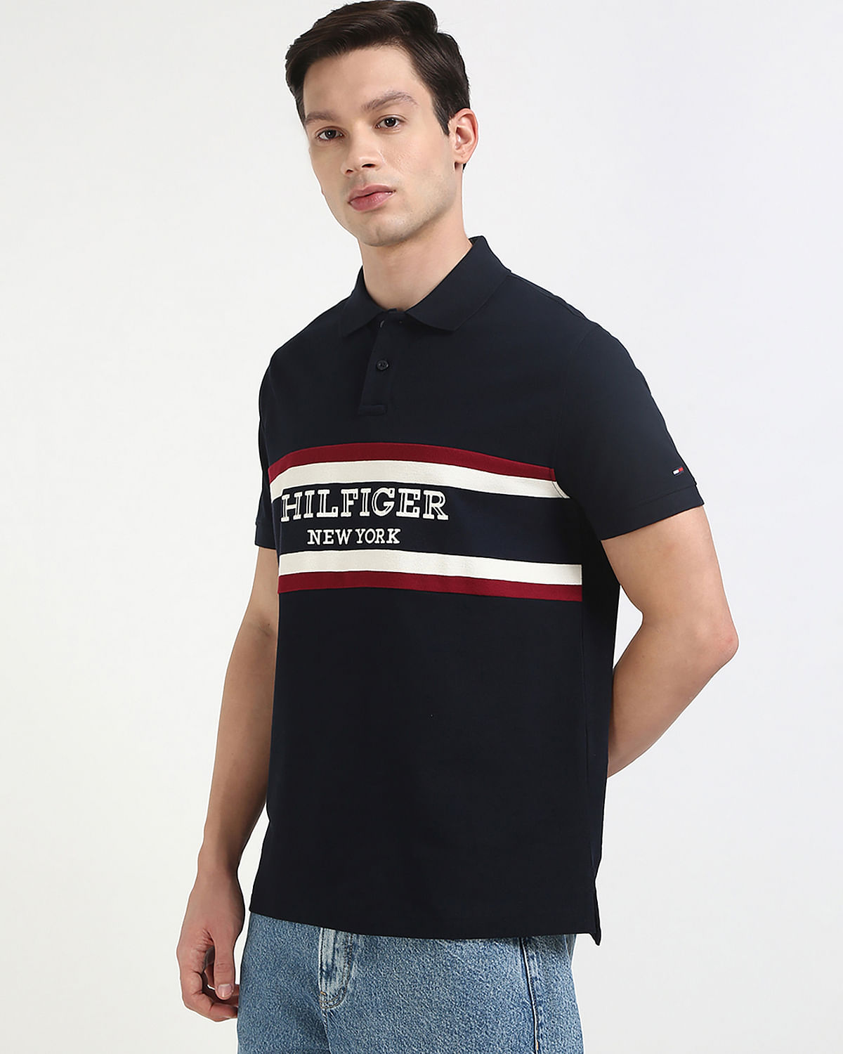 Tommy Hilfiger Printed Regular Fit Polo Shirt