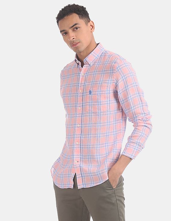 Buy U.S. Polo Assn. Men Men Pink And 