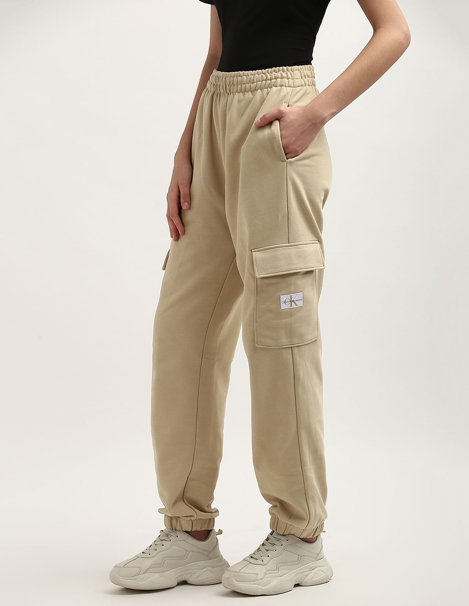 Buy Calvin Klein Woven Label Utility Joggers NNNOW