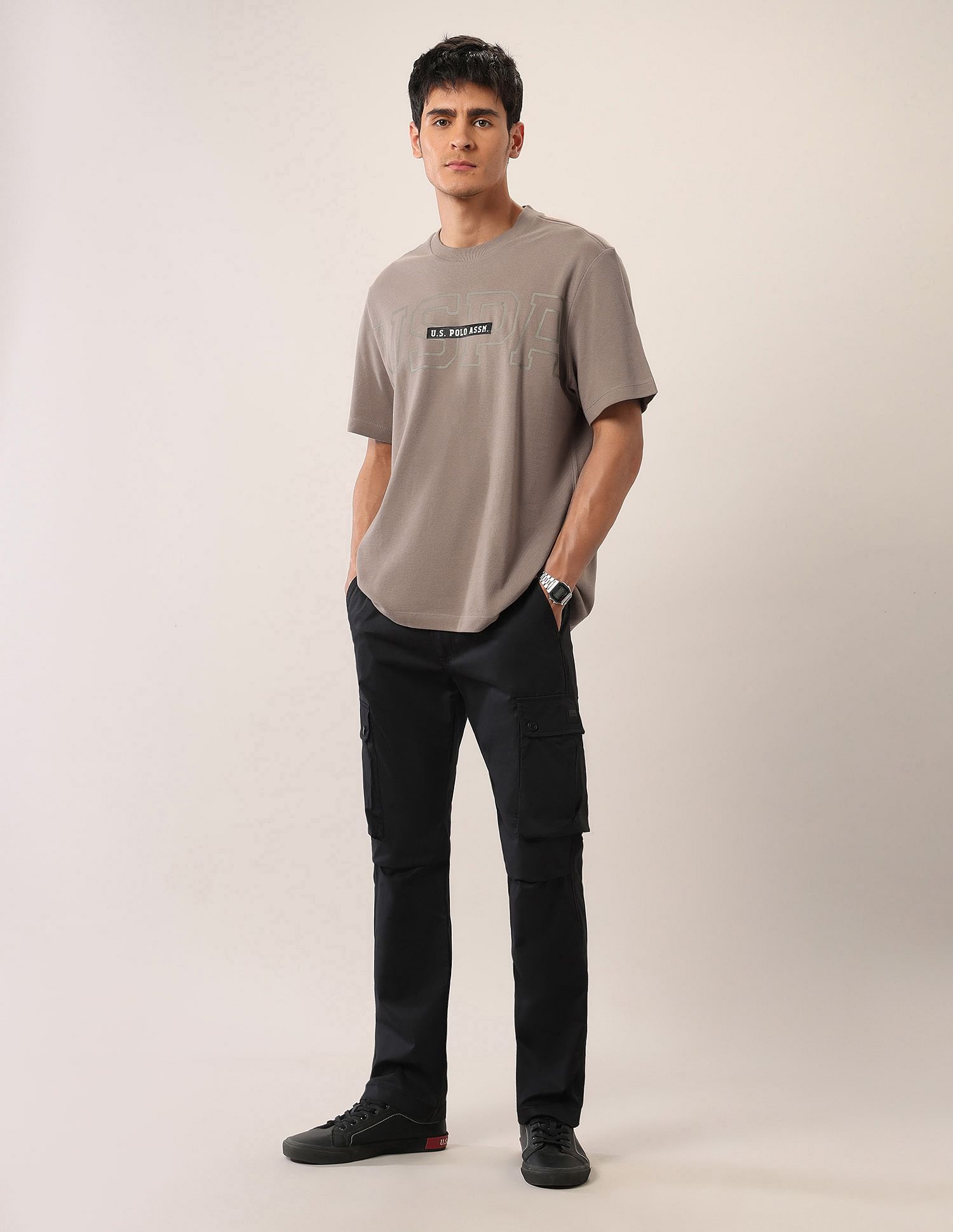 U.S. Polo Assn. Denim Co. Brand Printed Relaxed Fit T-Shirt