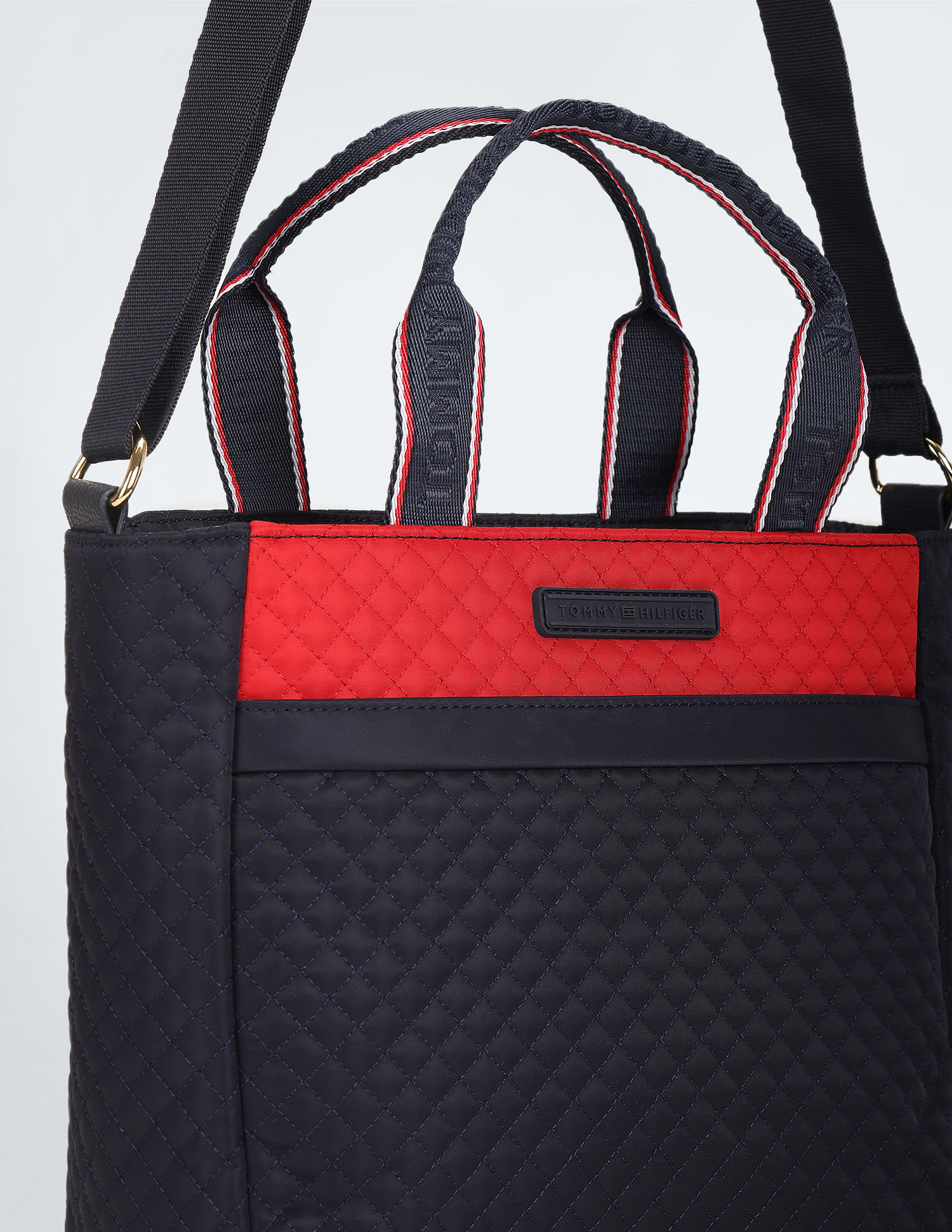 Tommy Hilfiger Quilted Nylon Mini Shopper Bag