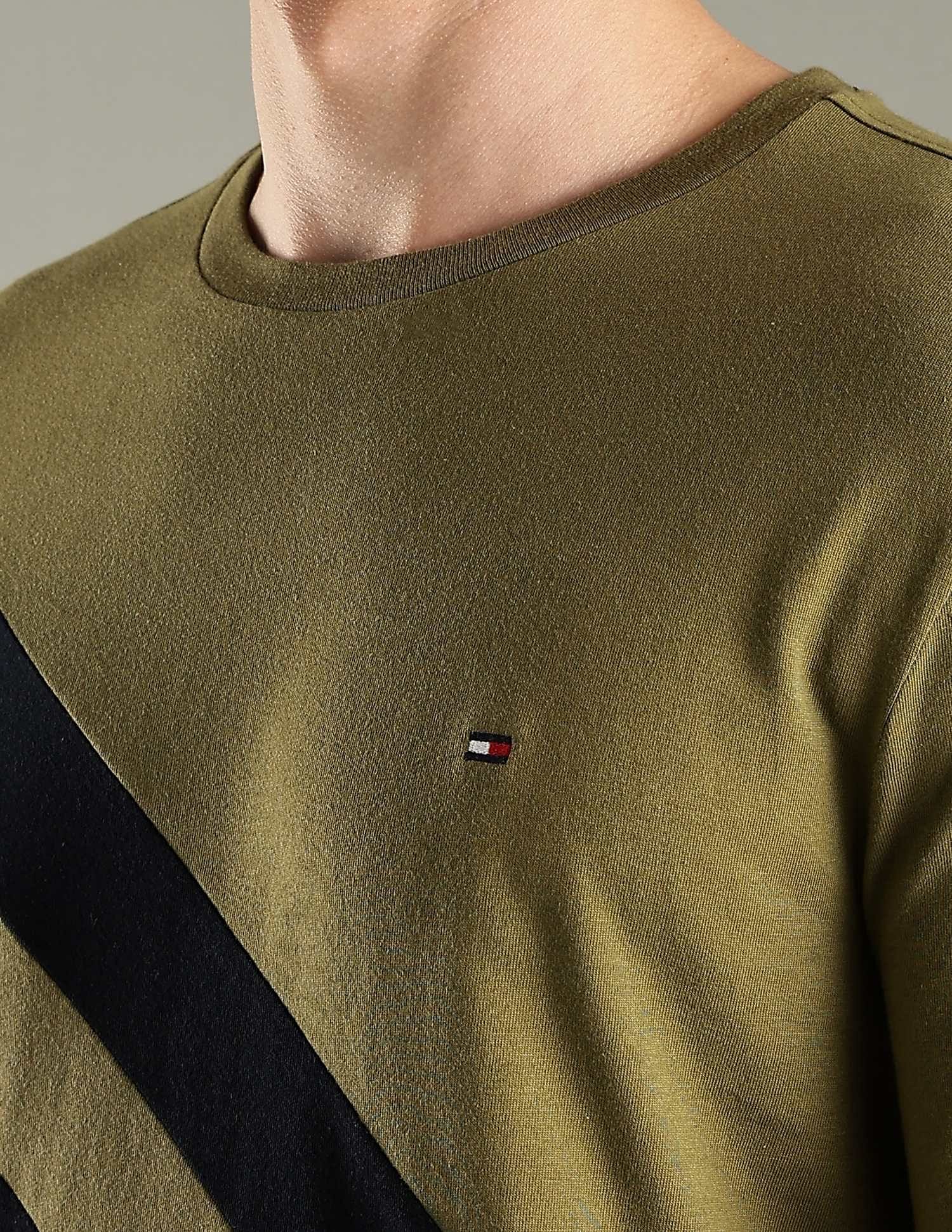Tommy Hilfiger Striped Regular-Fit Cotton T-Shirt