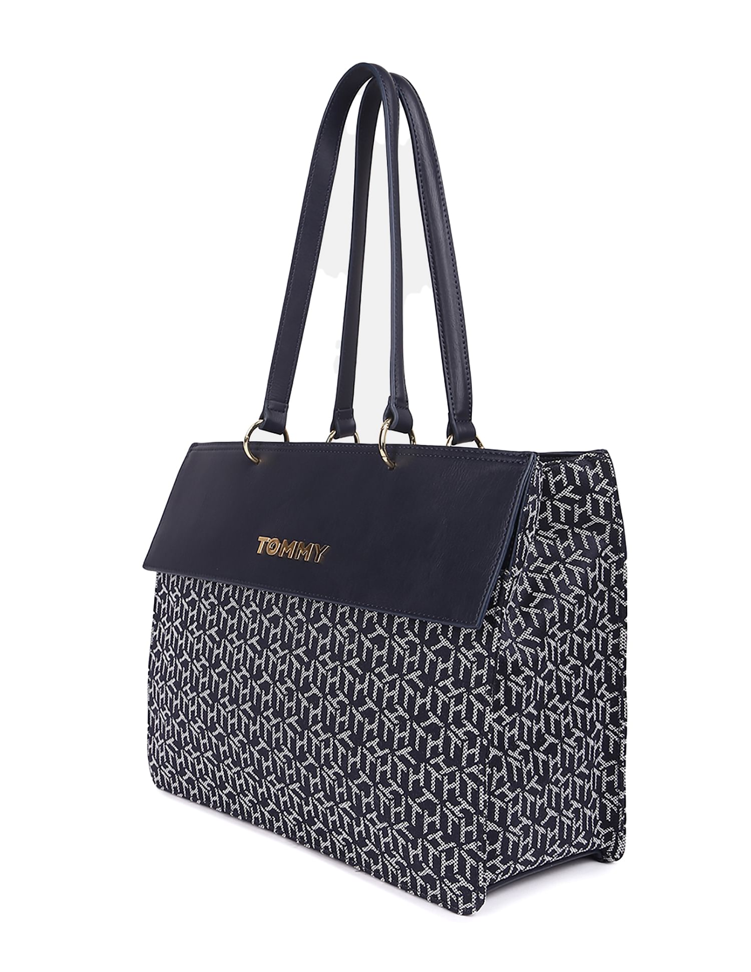 Tommy hilfiger sales monogram tote