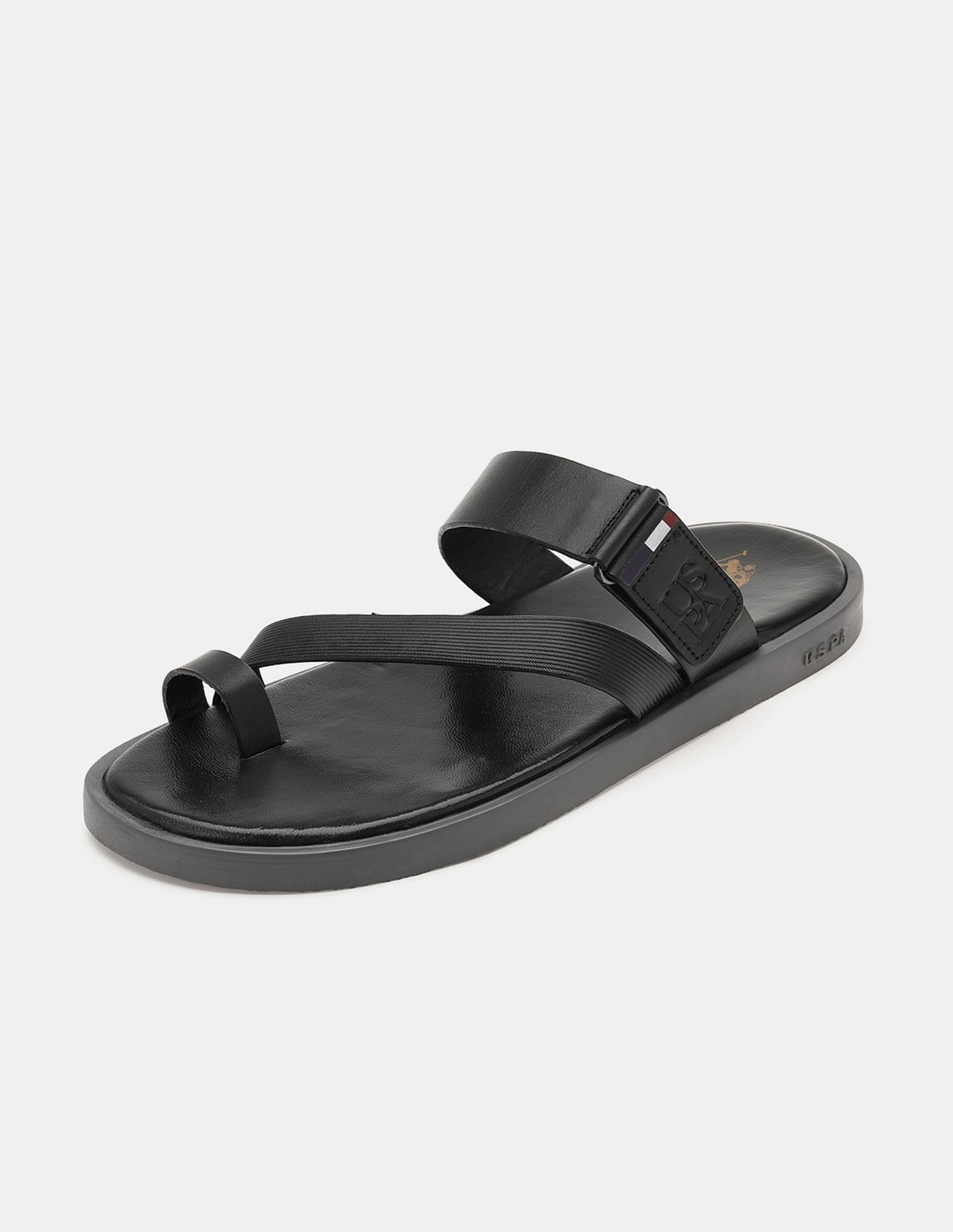 U.S. Polo Assn. Men Buckle Strap Javi Sandals