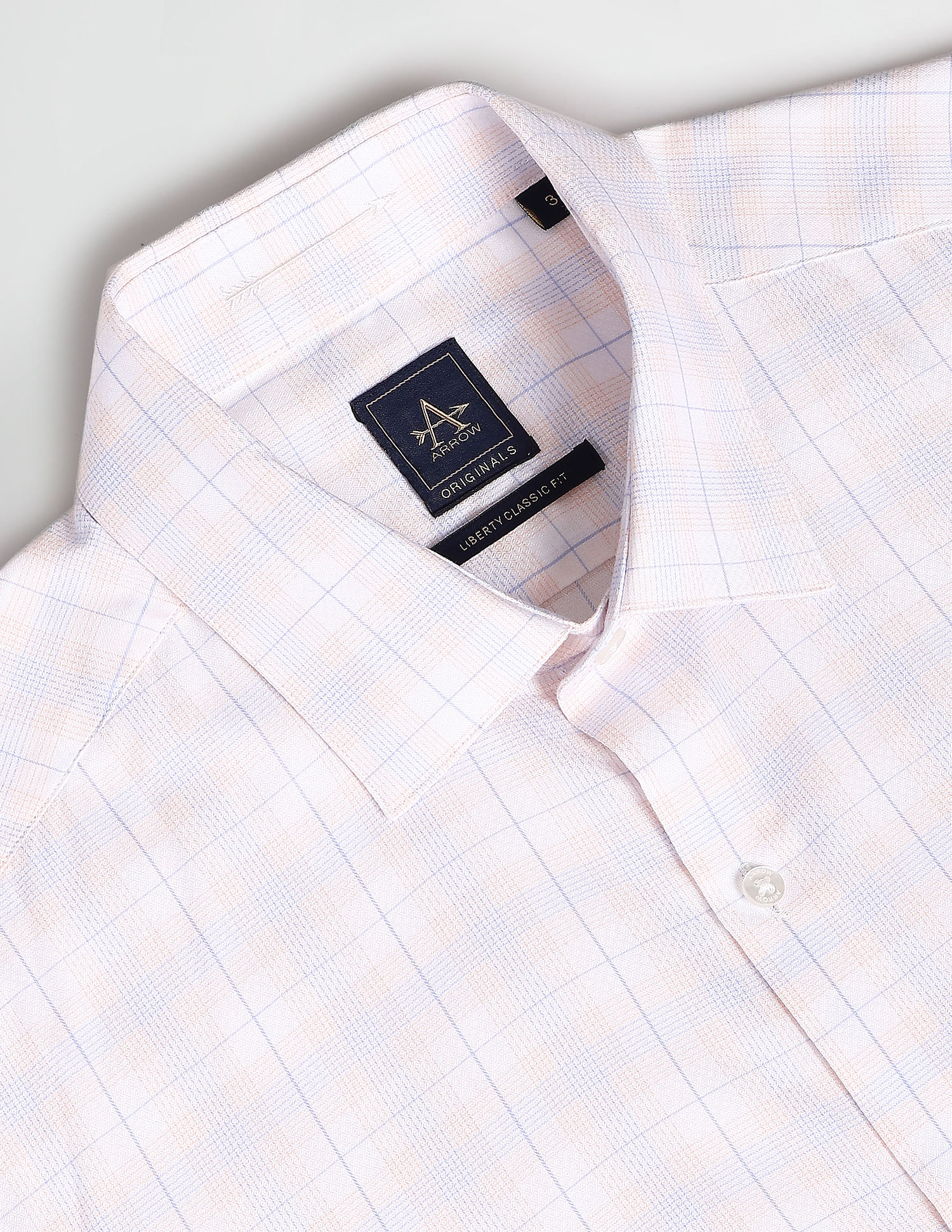 Arrow Tartan Check Cotton Formal Shirt