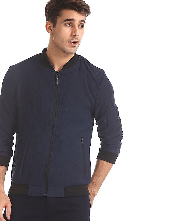 Bomber Jacket Machine Dark Blue