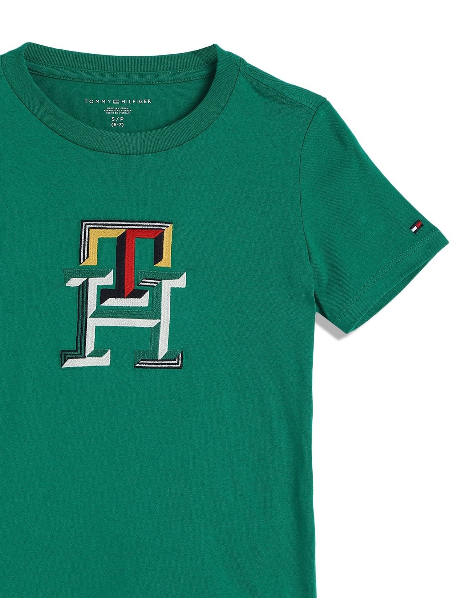 Tommy Hilfiger Kids Boys Graphic Regular-Fit Cotton T-Shirt