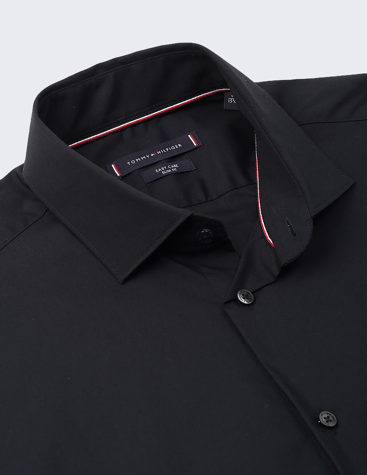 Tommy Hilfiger Poplin Solid Slim Fit Shirt