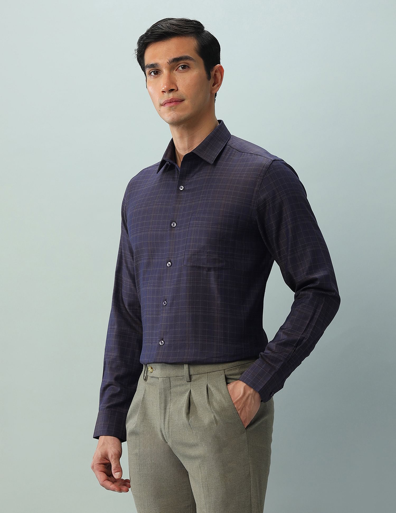 Arrow Regular Fit Twill Printed Shirt