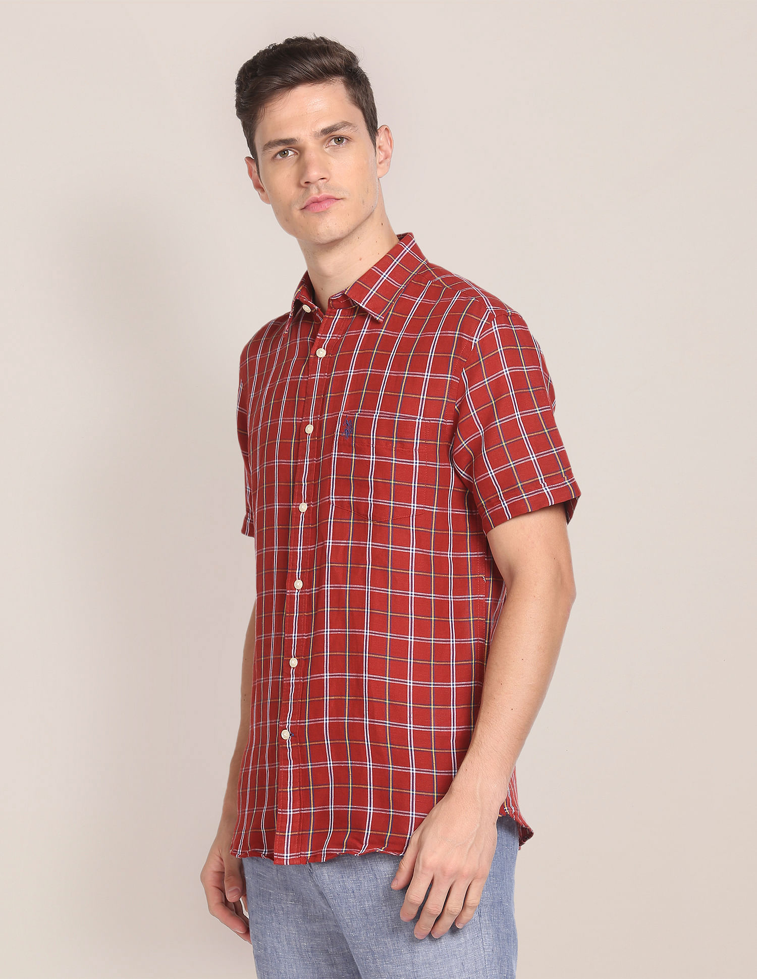 U.S. Polo Assn. Dupplin Check Casual Shirt
