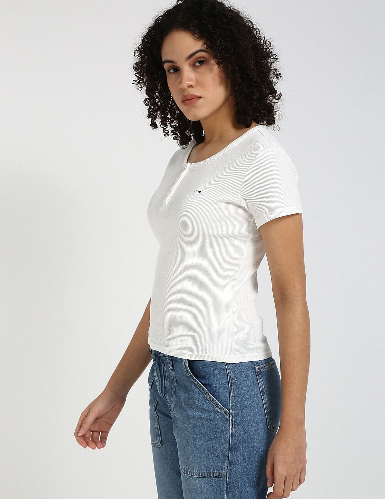 Tommy Hilfiger Texture Slim-Fit Cotton T-Shirt