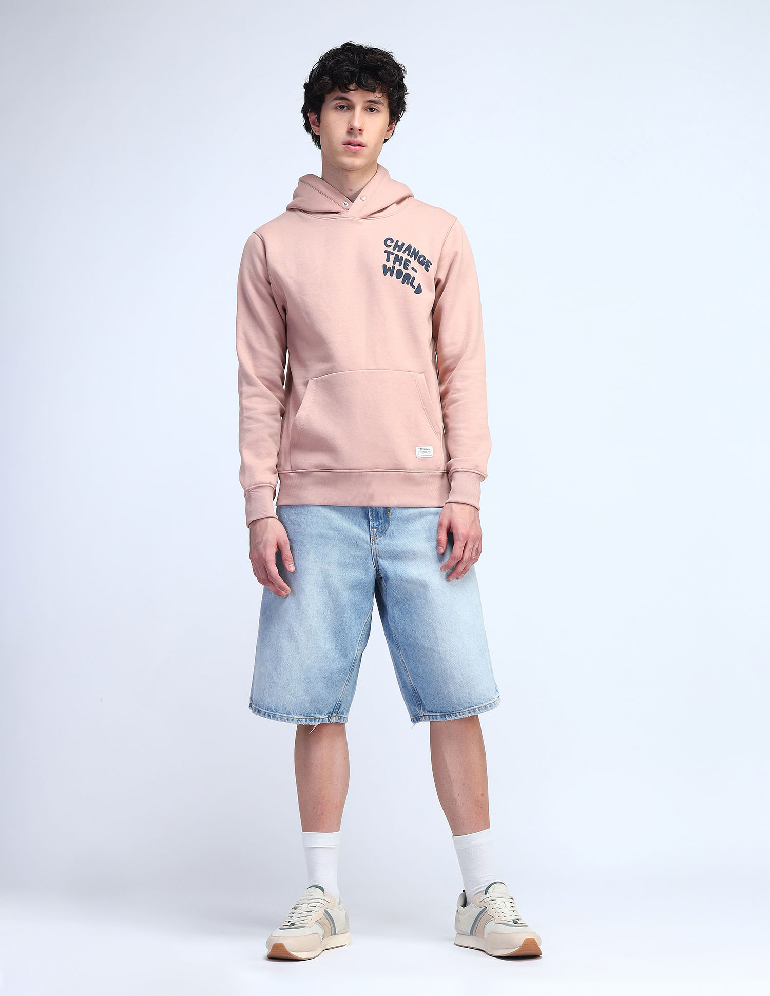 Flying Machine Typographic Printed Regular Fit Sweatshirt