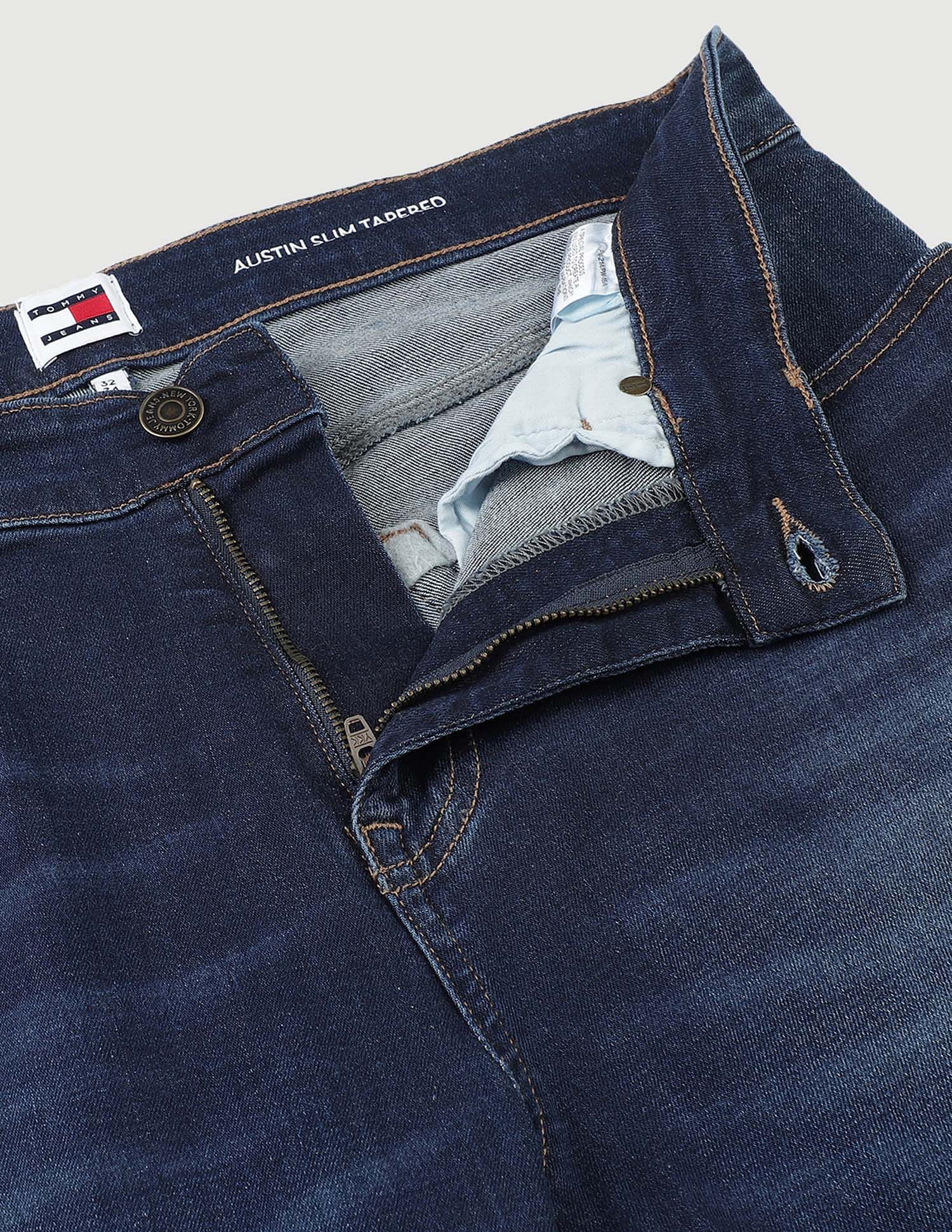 Tommy Hilfiger Mid Rise Slim Tapered Fit Jeans