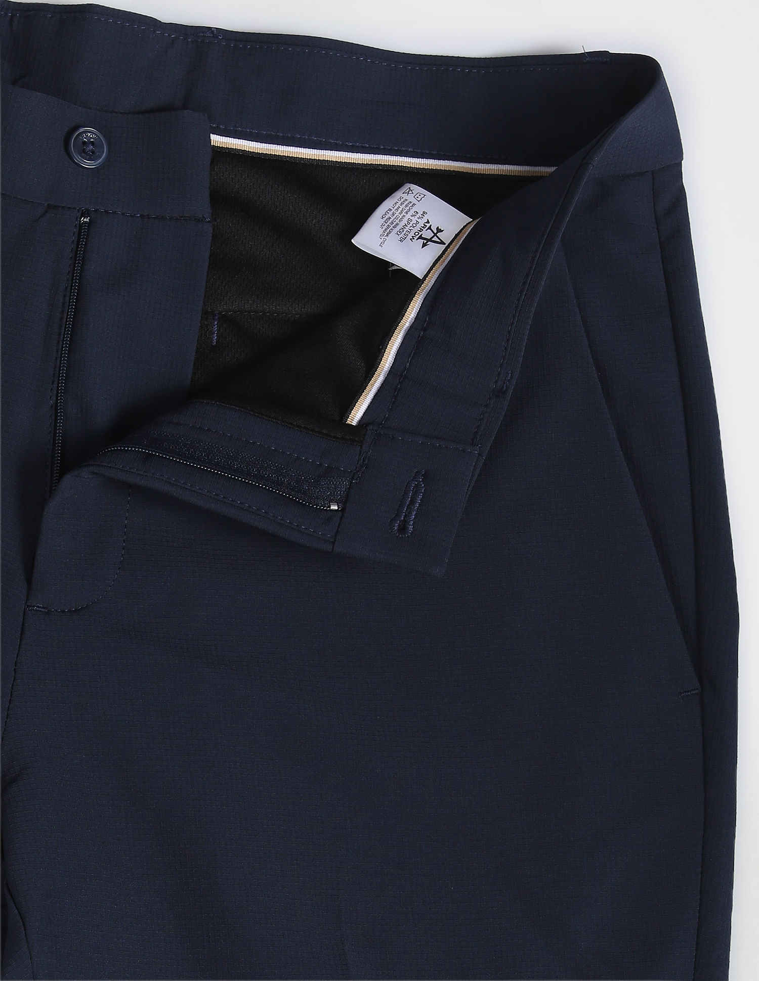 Arrow Newyork Jackson Super Slim Micro Check Trousers