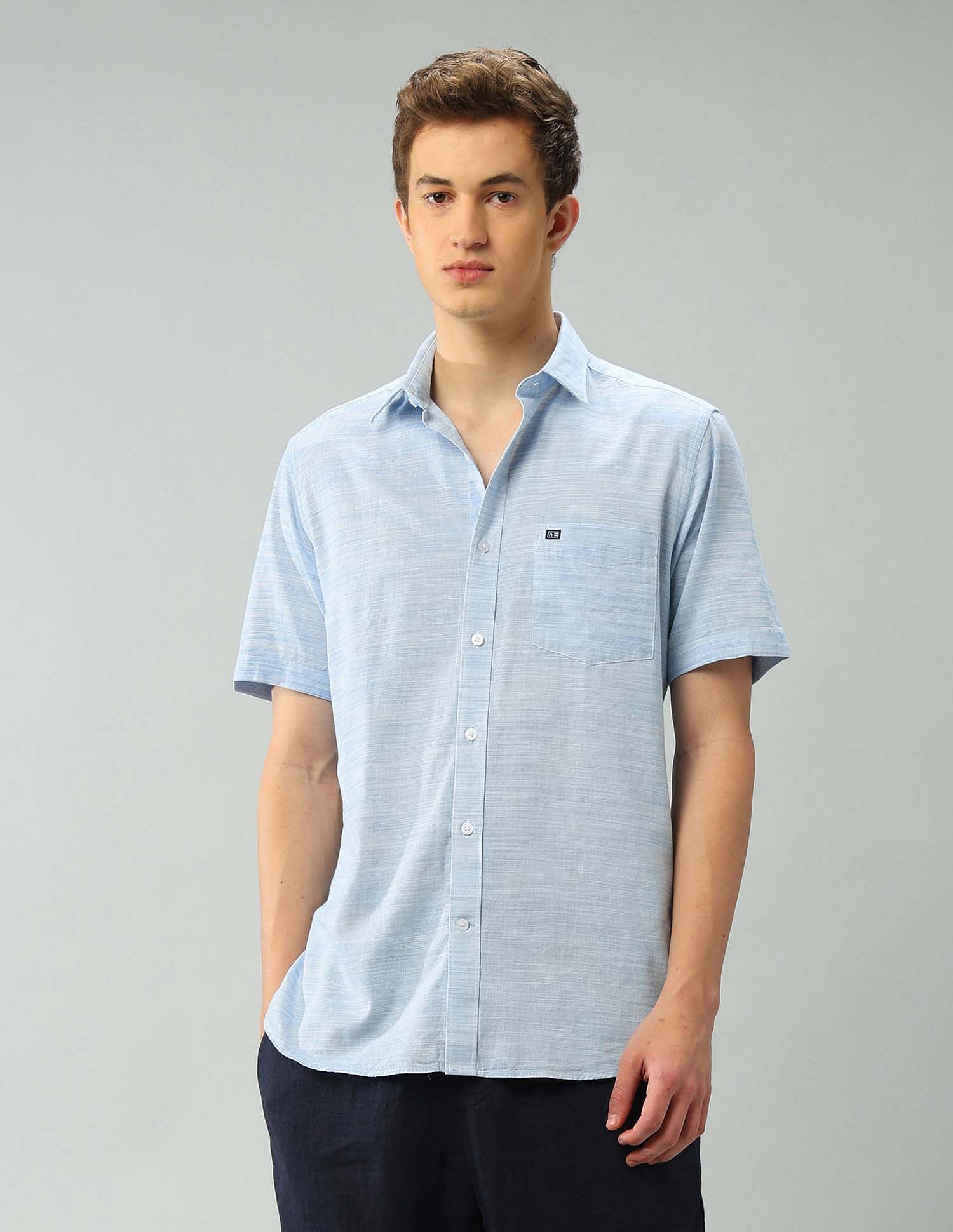 Arrow Sport Air Soft Regular Fit Abstract Shirt