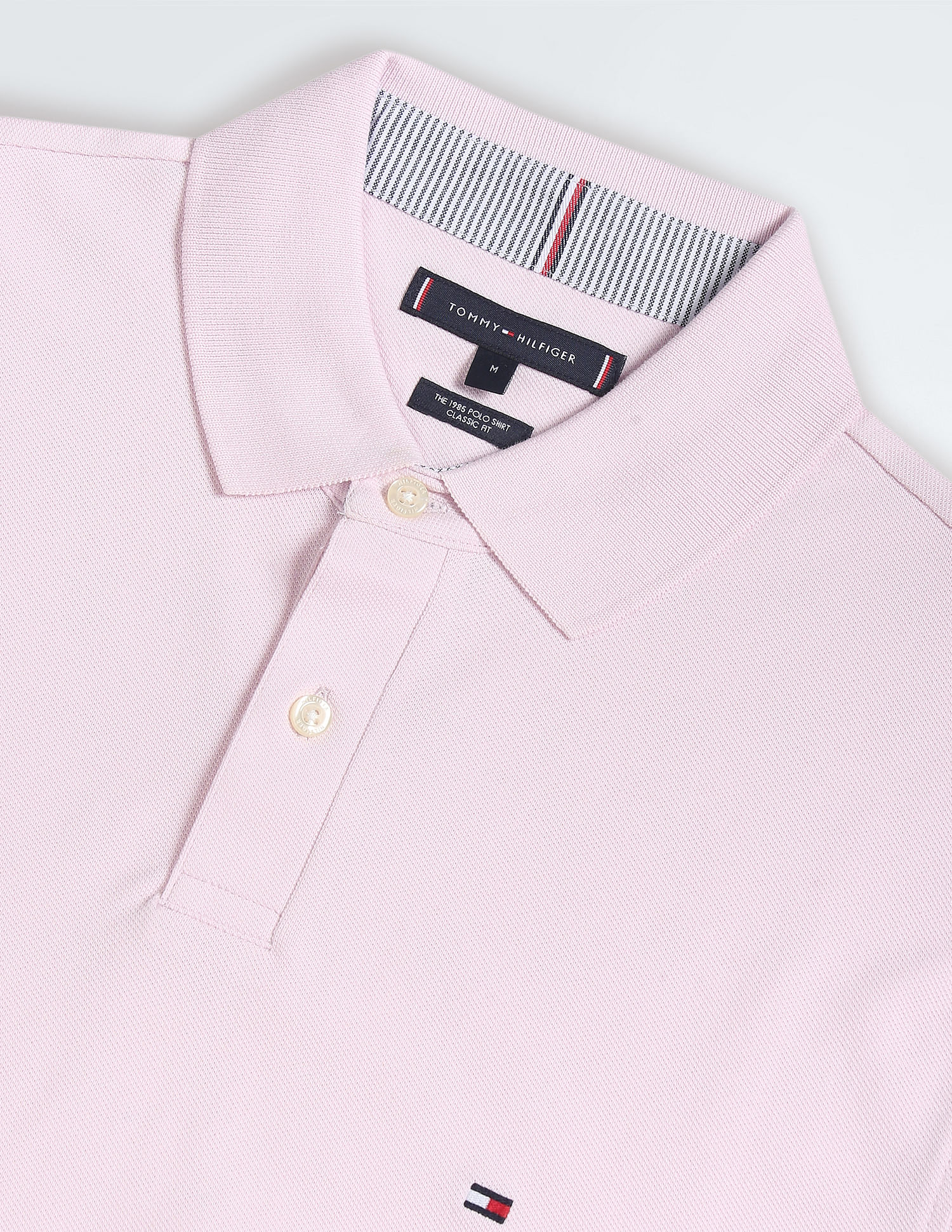 Tommy Hilfiger 1985 Organic Cotton Solid Polo Shirt