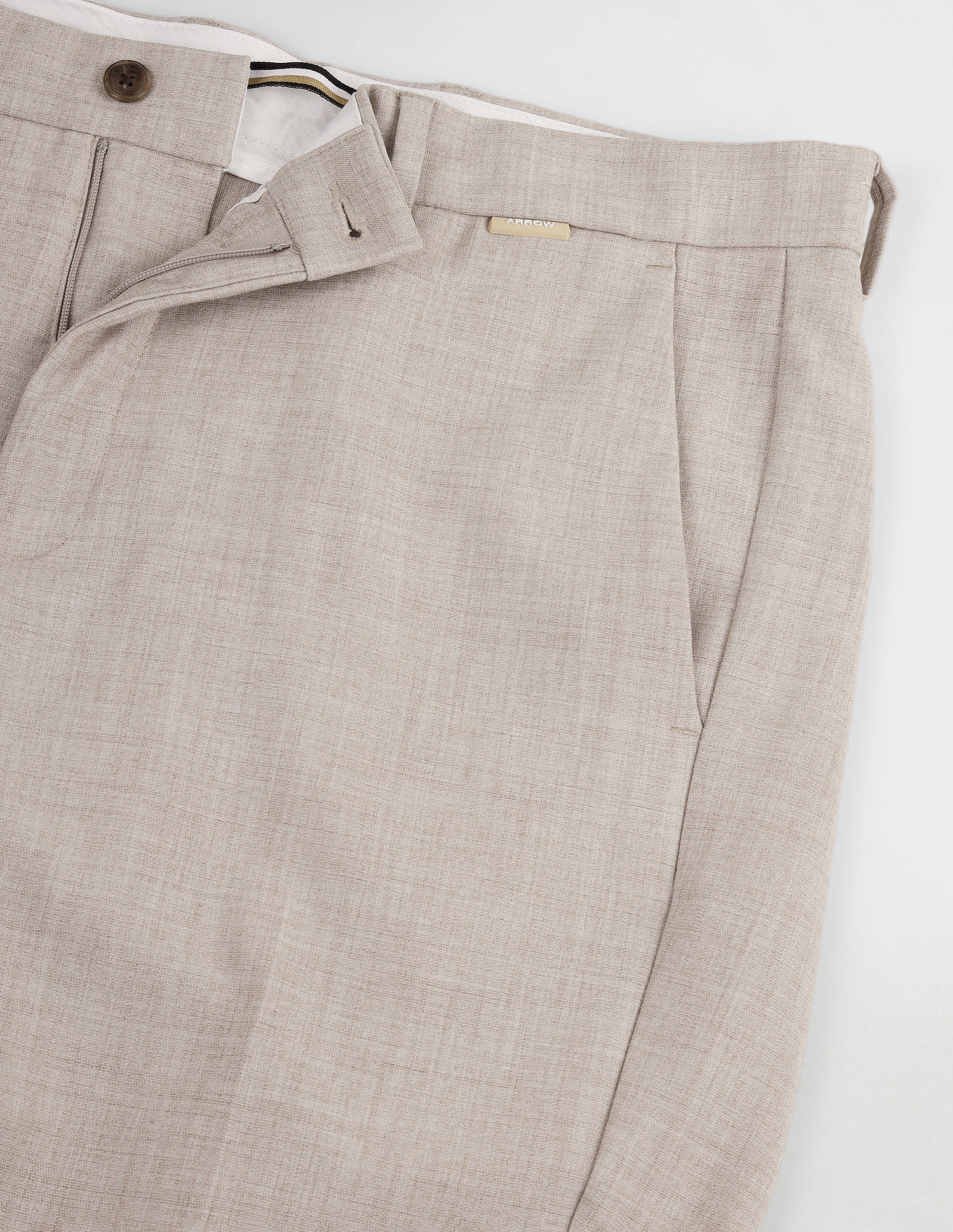 Arrow Newyork Smart Flex Super Slim Fit Trousers