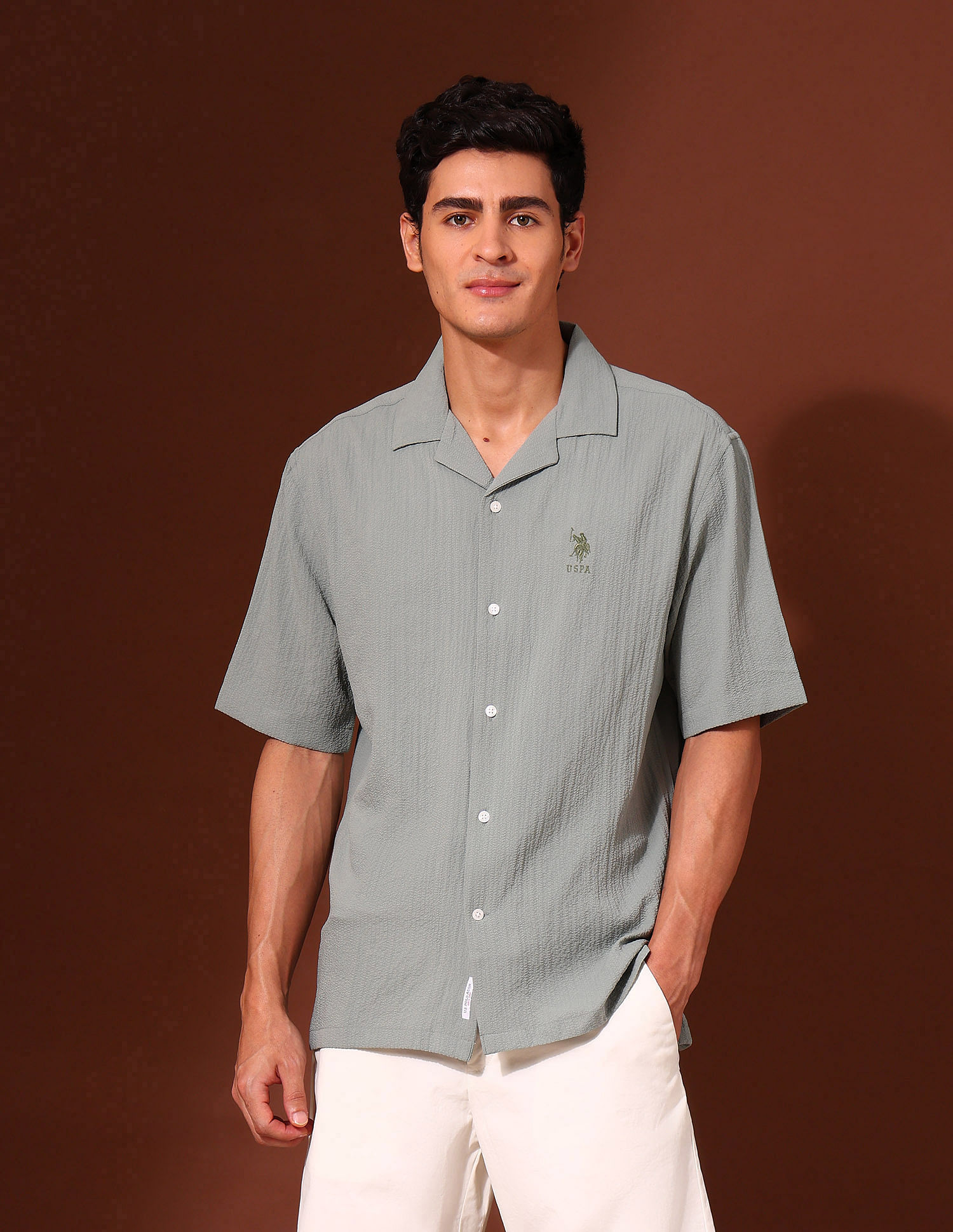 U.S. Polo Assn. Tailored Fit Poplin Shirt