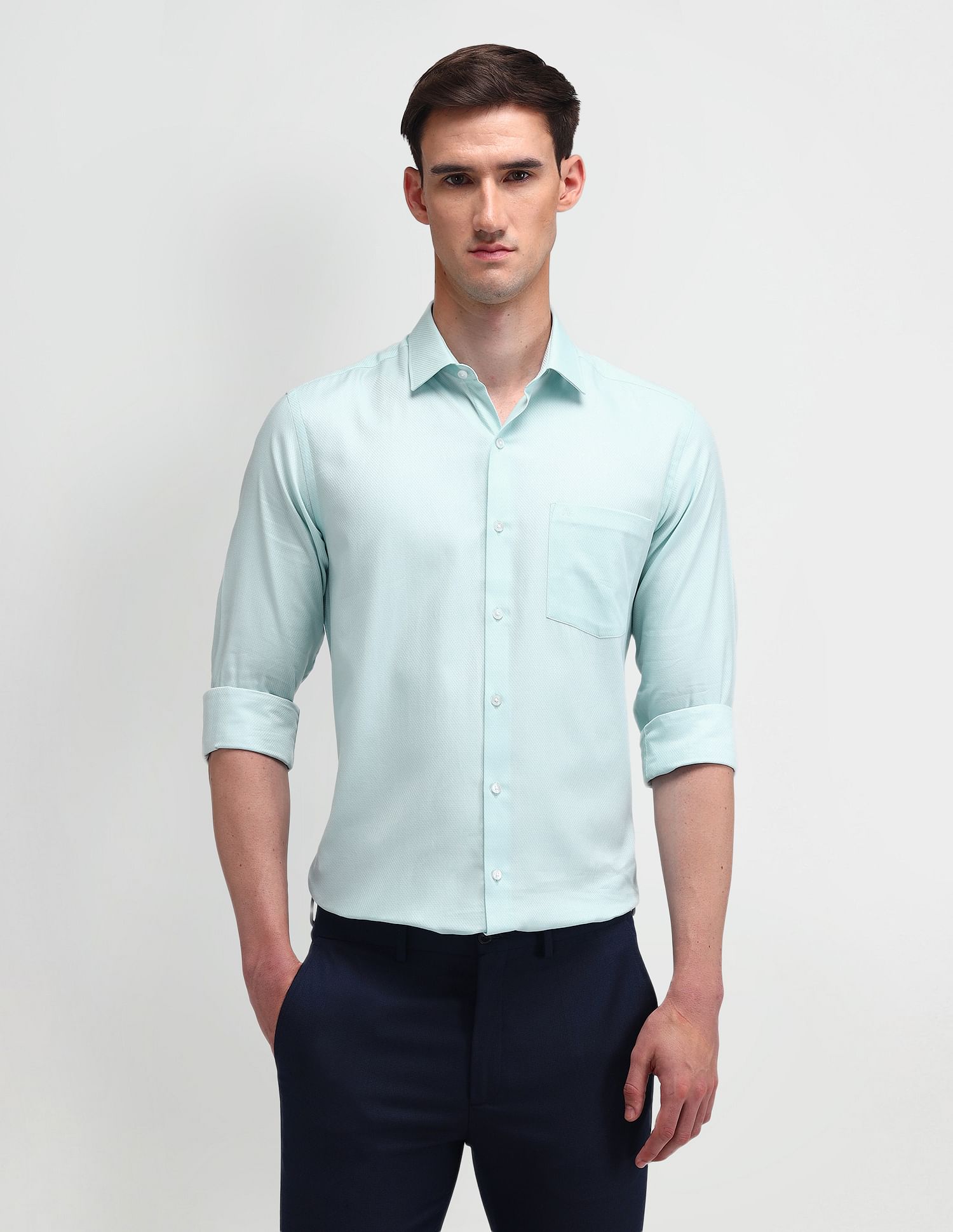 Arrow Liberty Classic Fit Textured Shirt