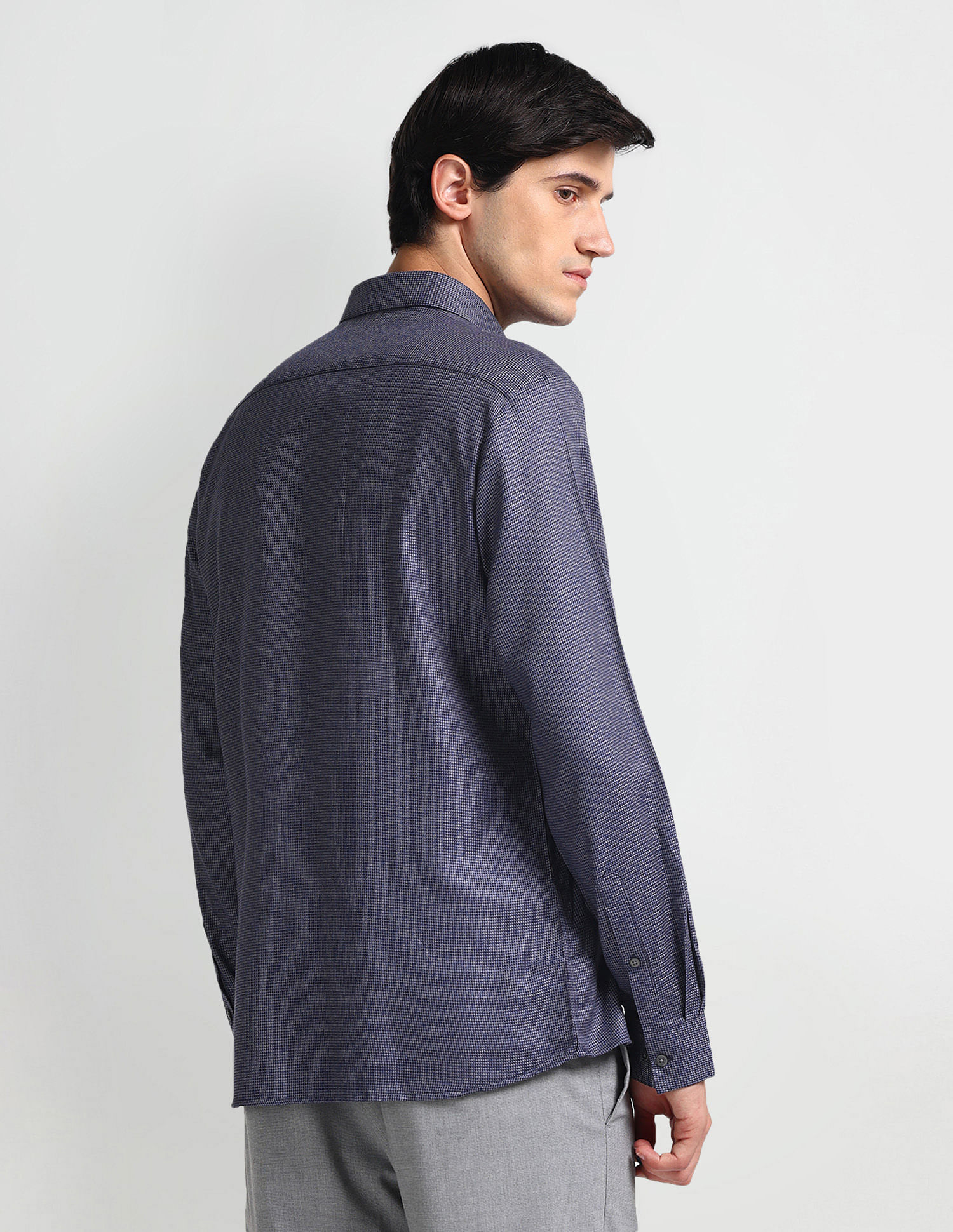 Arrow Newyork Geometric Patterned Slim Fit Shirt