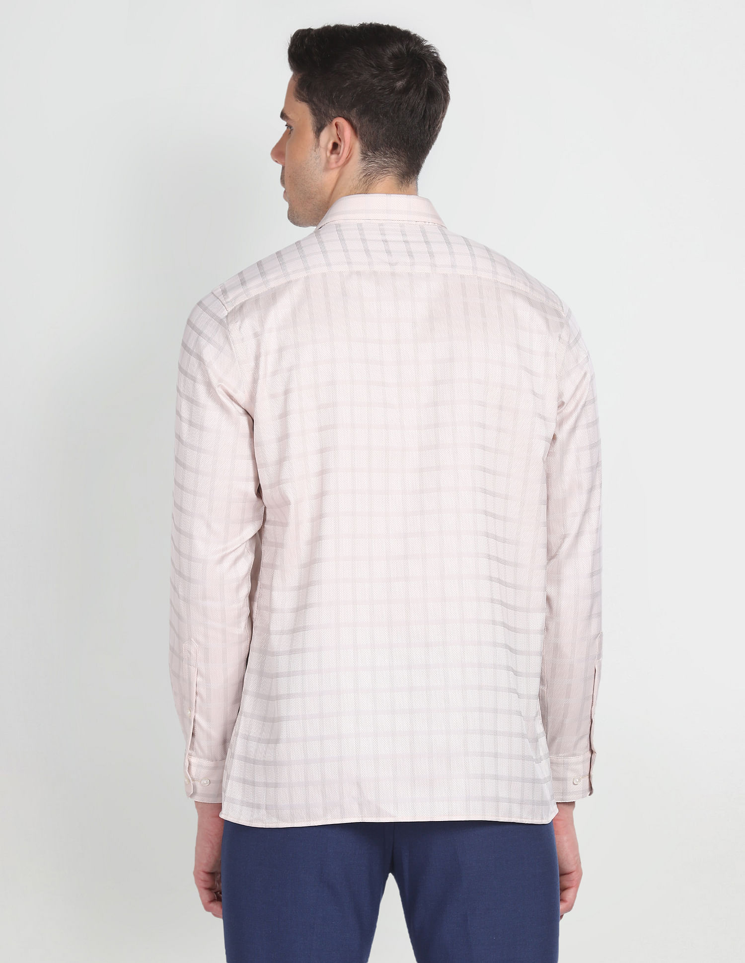 Arrow Windowpane Check Auto Press Shirt