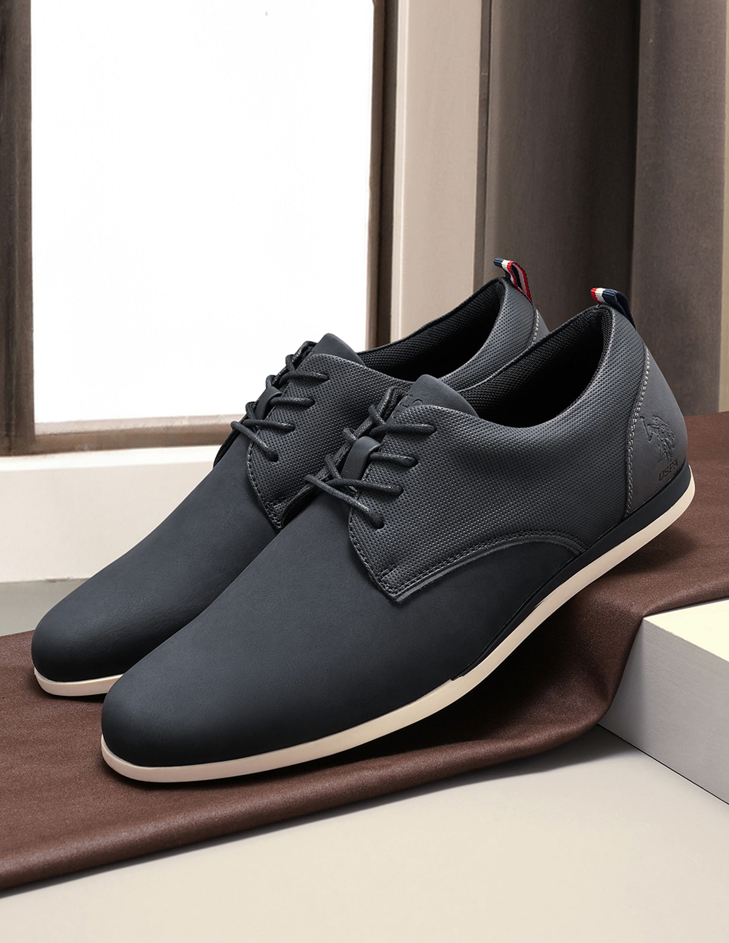 Hitz Men's Black Leather Derby Formal Shoes – Hitz Shoes Online