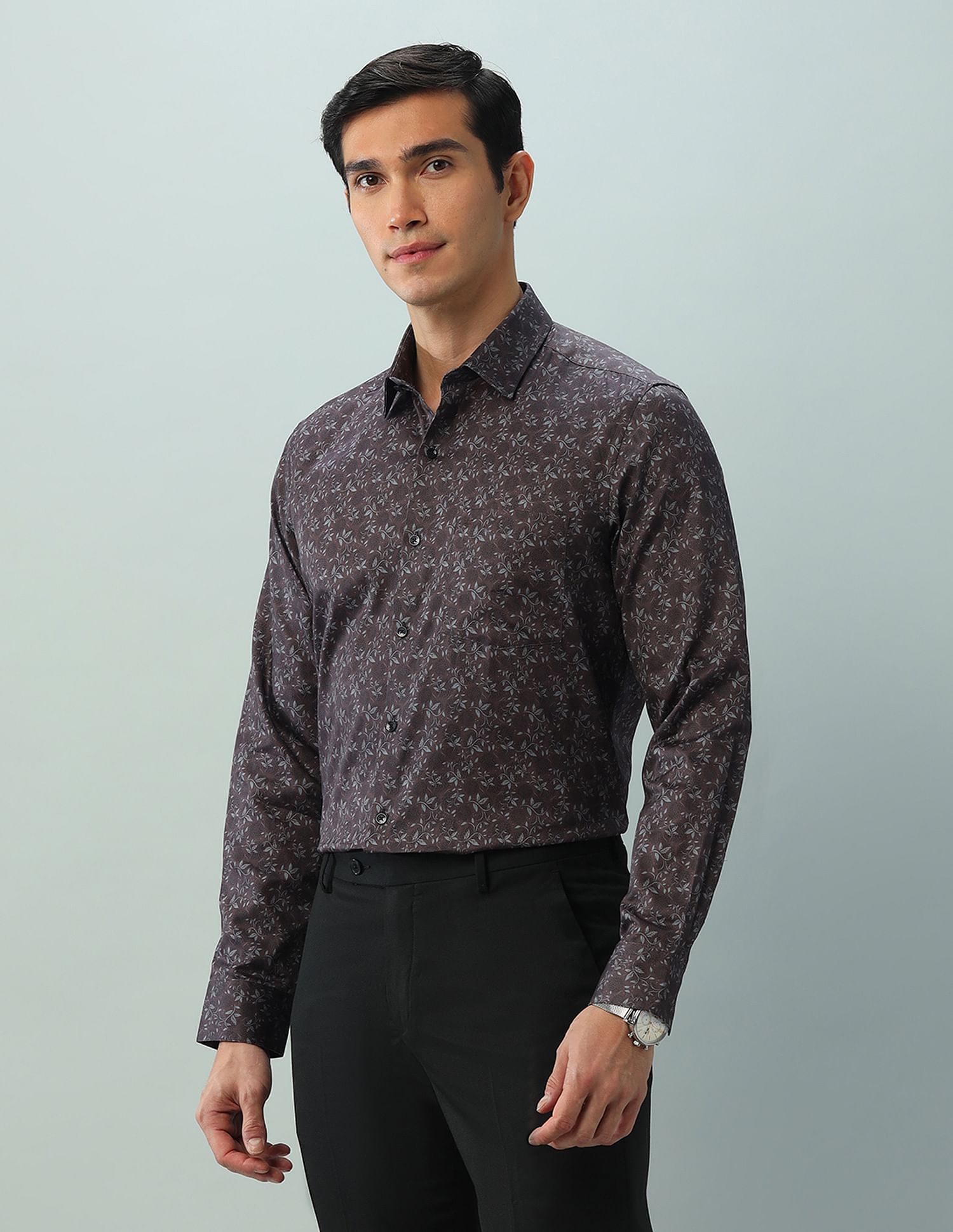 Arrow Regular Fit Twill Printed Shirt