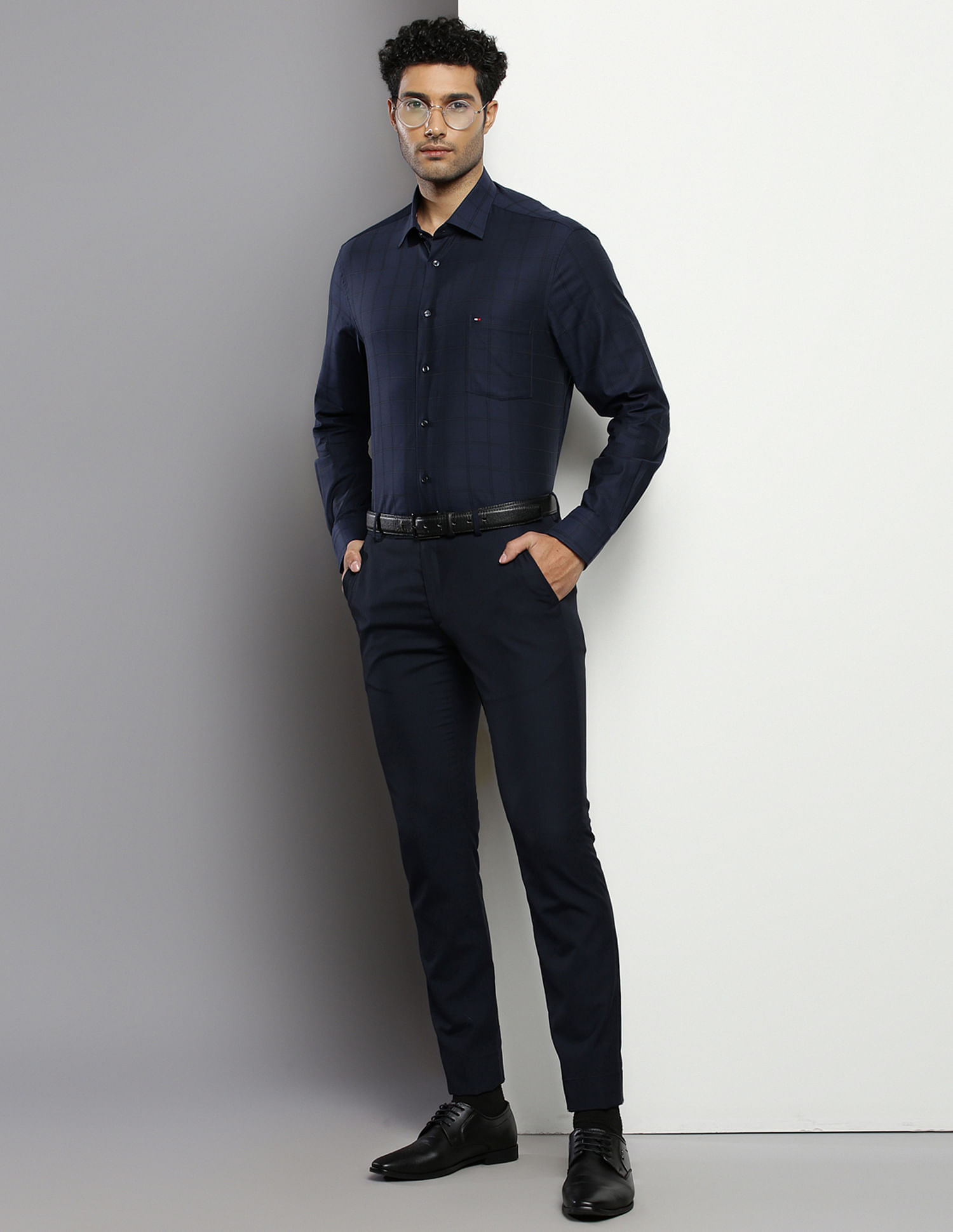 Tommy Hilfiger Outline Check Twill Shirt