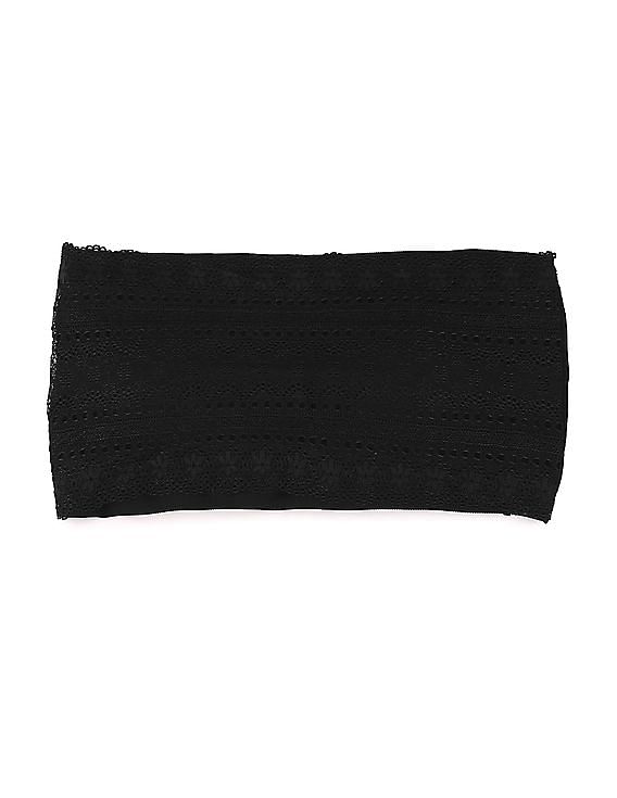 Aeropostale Lace Front Padded Bandeau Bra