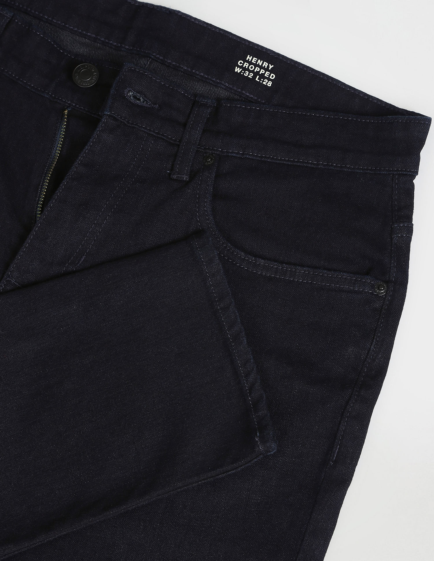 U.S. Polo Assn. Denim Co. Henry Cropped Fit Blue Jeans