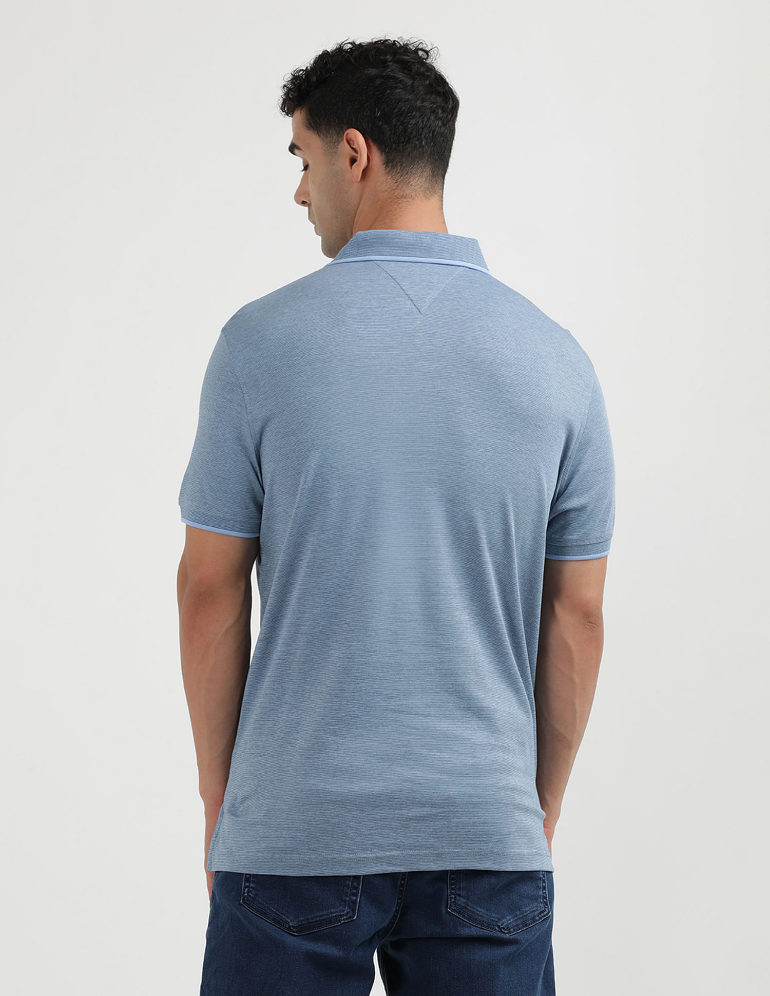 Tommy Hilfiger Two Tone Interlock Polo Shirt