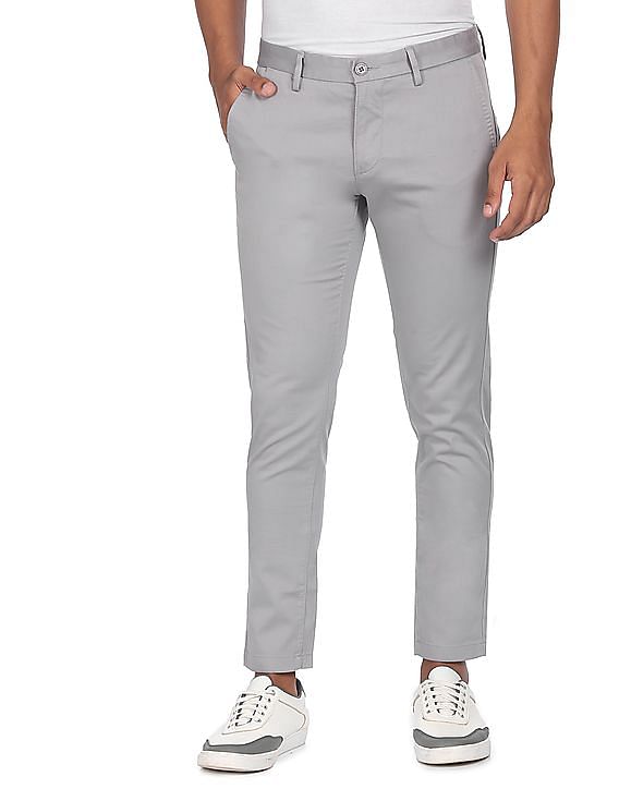 Buy U.S. POLO ASSN. Men's Slim Trousers (USTRO0636D_Khaki at Amazon.in