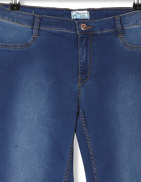 Flying Machine Women Jeggings Fit Stone Wash Jeans