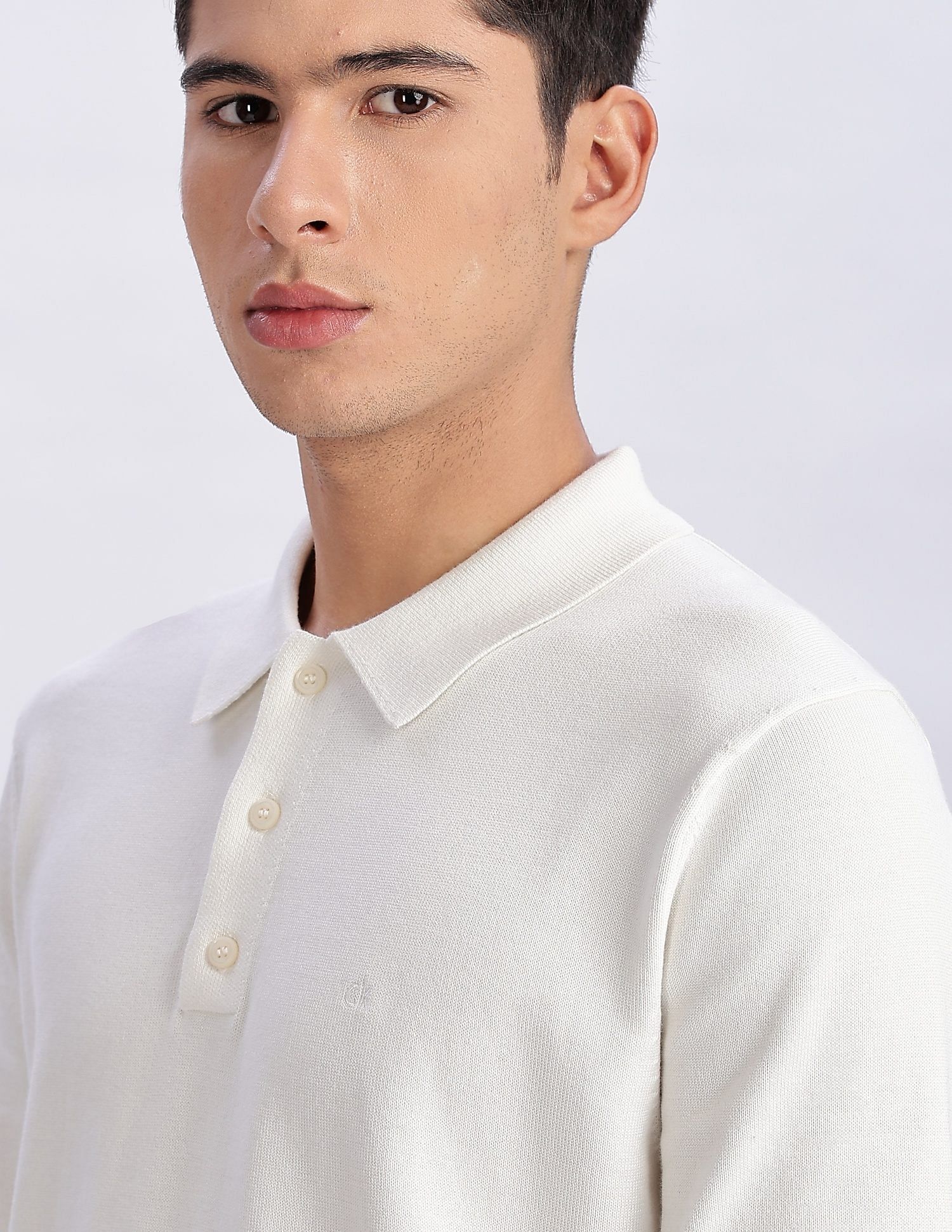 Calvin Klein Jeans Solid Regular Fit Cotton Polo Shirt