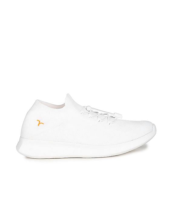Flying Machine Men Lace Up Panel Knit Shaw 2.0 Sneakers