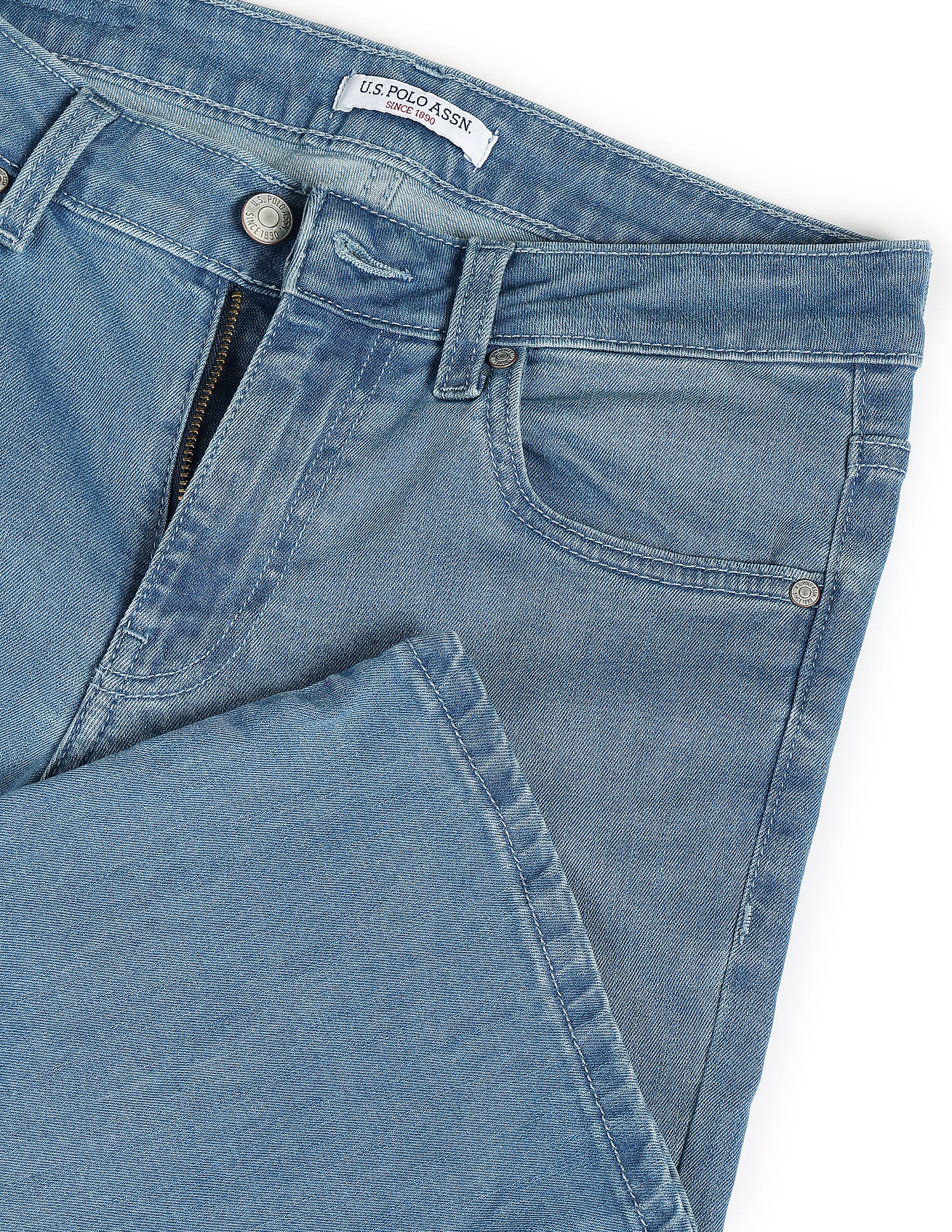 U.S. Polo Assn. Women Mid Rise Boot Cut Jeans