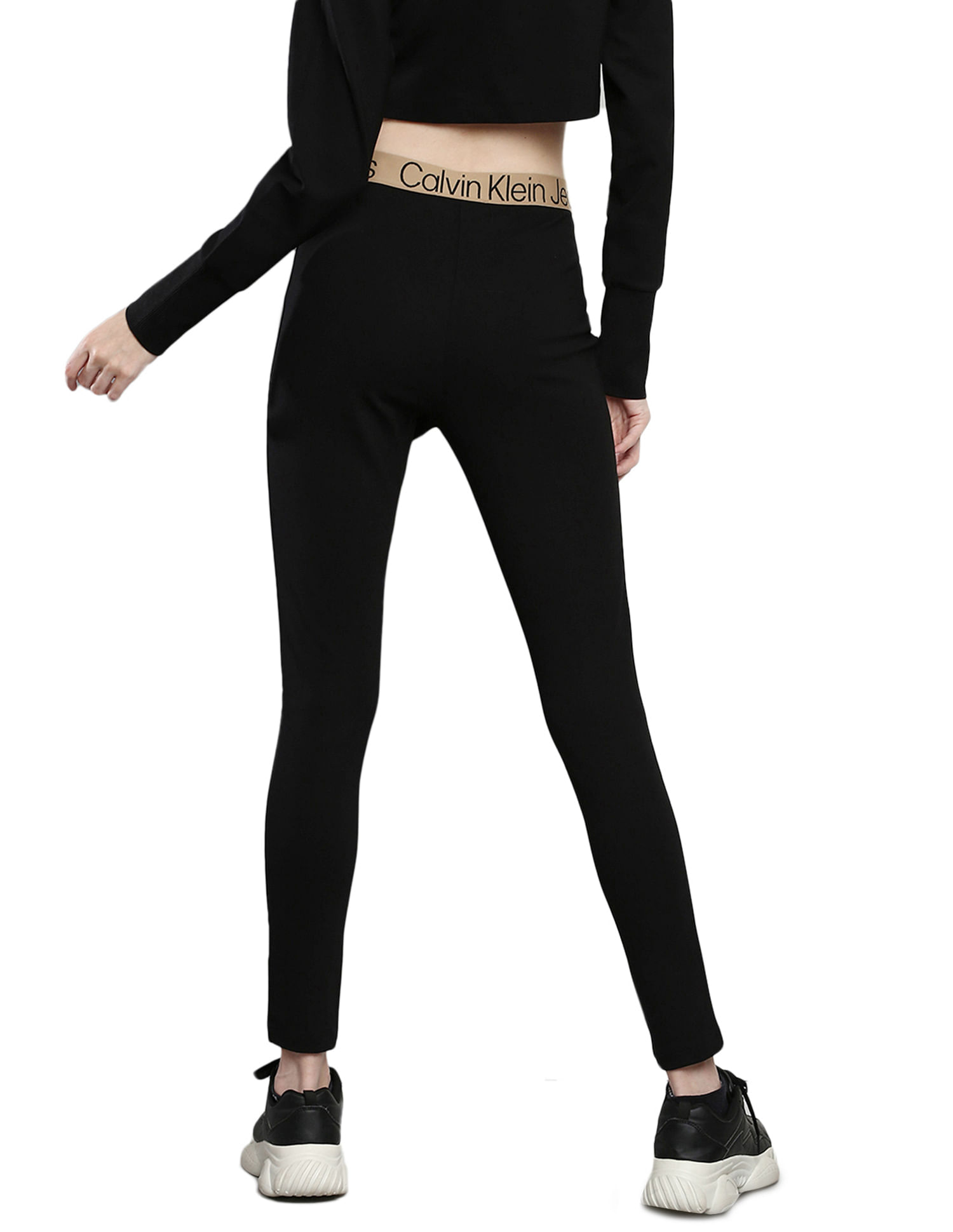 The Wild Leggings - Embossed Black Crocodile High-Waist Leggings –  AMILLIARDI